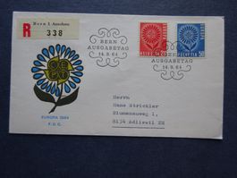 1964 Z-Nr. 410 - 411 FDC mit seltene Illustration