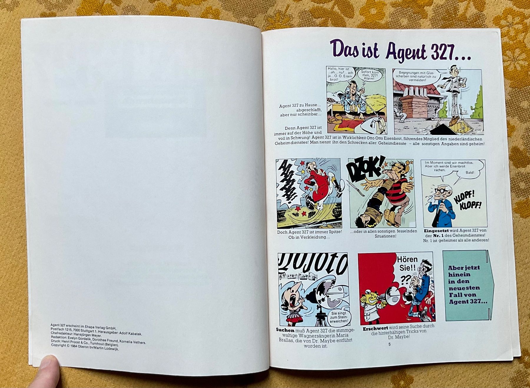 Comics: Agent 327 Band Nr 4 von 1984 – Gebraucht aus Endingen von nathan05 3