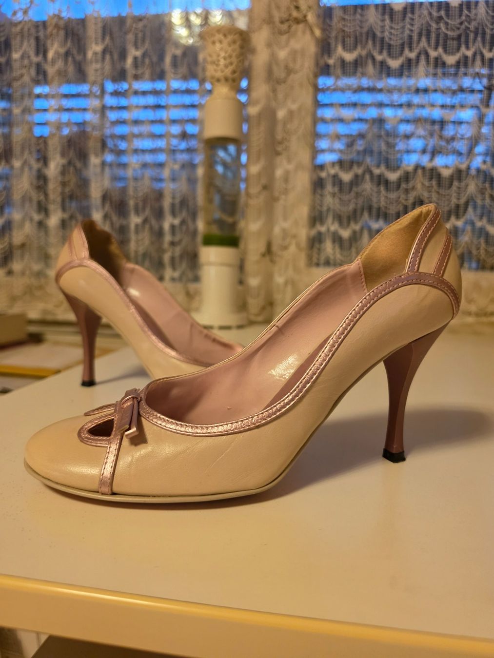 Scarpe da donna: Blassrosa Leder Schuh – Usato da spreitenbach venduto da nti_pb8s