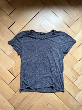 TOPMAN - T-Shirt dunkelblau meliert XL