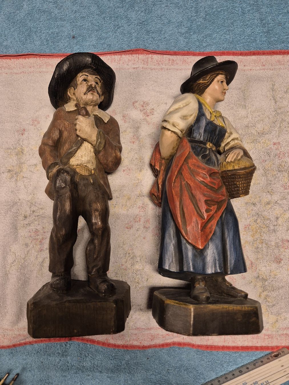 Figuren: 2 Holzfiguren, 34cm – Gebraucht aus Vilters von Fleiflomi 4