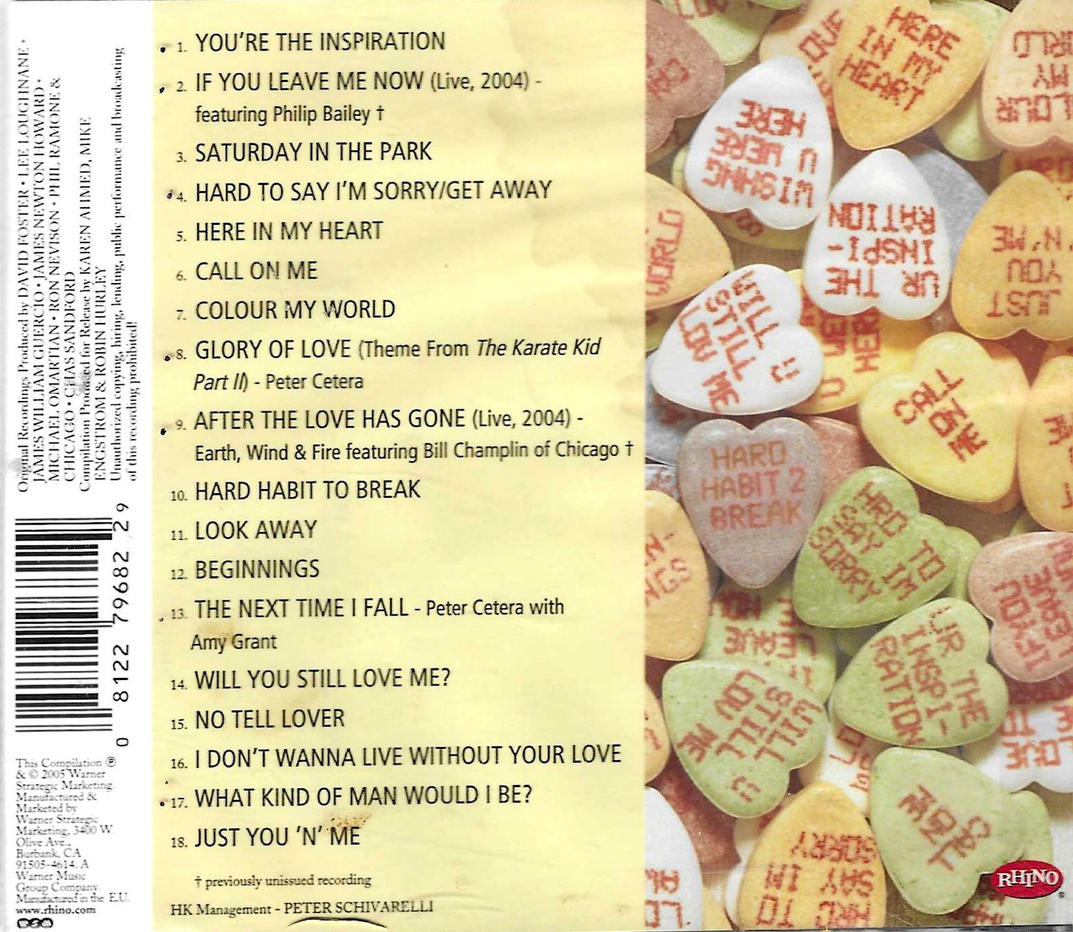 CDs: Chicago - Love Songs – Gebraucht aus Savagnier von Ne2065 1