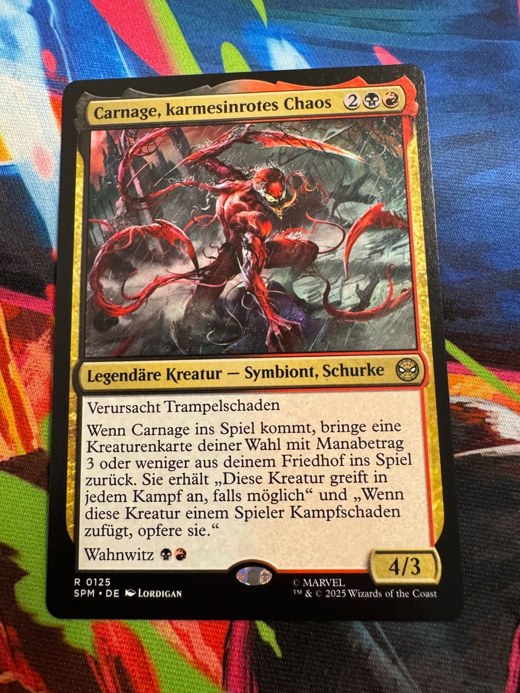 Magic The Gathering Carte collezionabili: Carnage, karmesinrotes Chaos - Marvel's Spider-Man - Magic – Nuovo (secondo la descrizione) da Bülach venduto da Pfrenzel