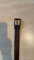 Wendegürtel schwarz / braun aus Leder