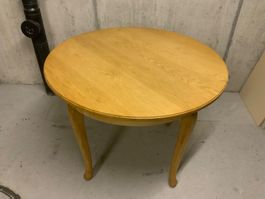 Alter Esstisch aus Massiv Holz, Restauriert