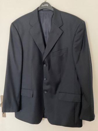 CRYSMAN by Loro Piana Wolle Sakko Gr 52 blau NEUWERTIG