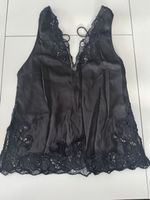 Schwarzes H&M Top mit Spitze, Grösse S