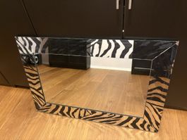 Spiegel mit Zebra Muster Rahmen 60x40 cm gebraucht