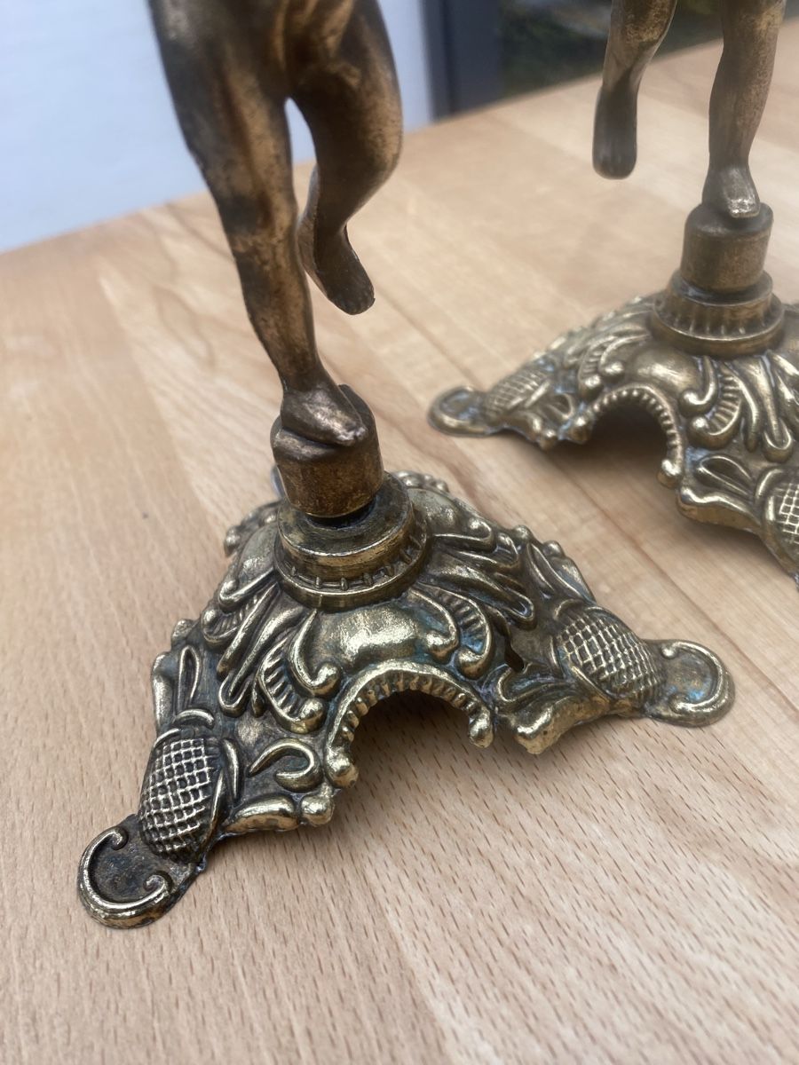 Portacandele: Barock Putto Kerzenständer – Usato da Wiesendangen venduto da argon03 5