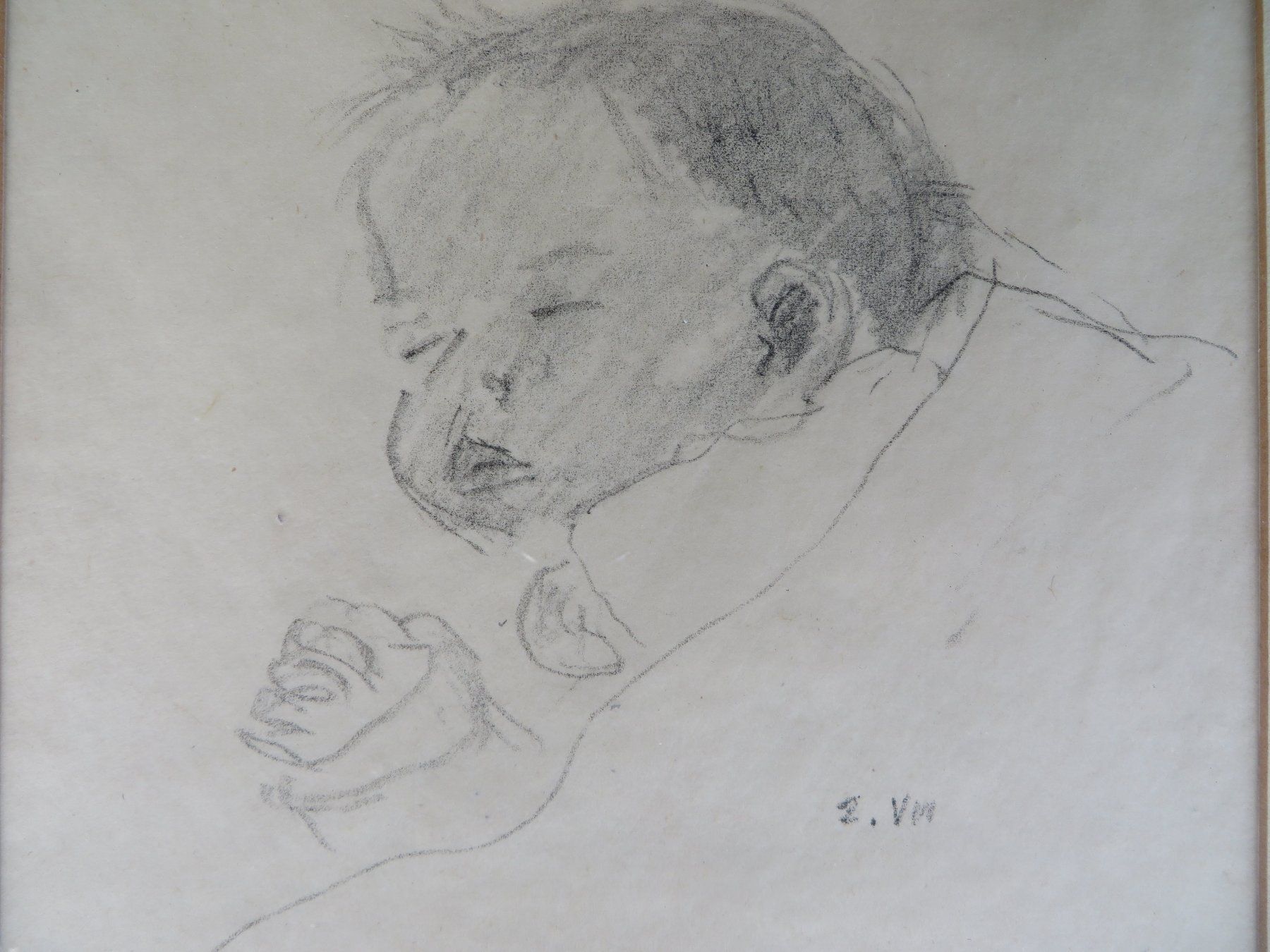 Gemälde: Ernst Morgenthaler  Bleistiftzeichnung  1887-1962 – Gebraucht aus Bad Ragaz von FutureZ 1