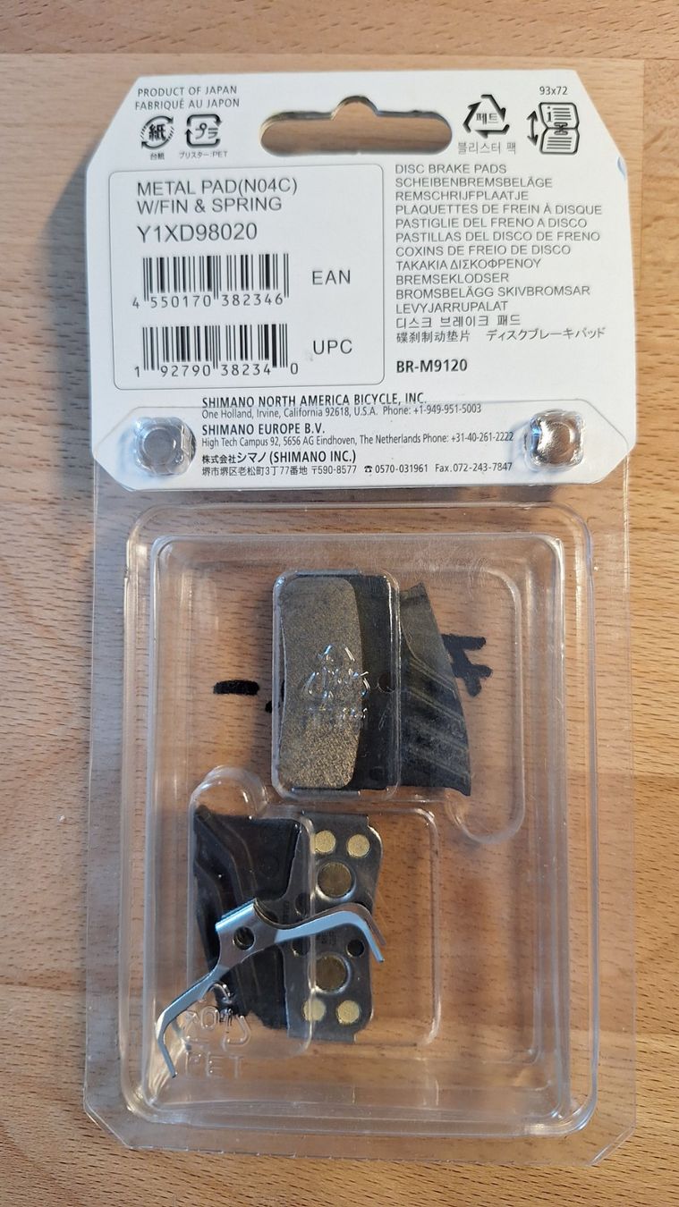 Shimano Ersatzteile: Shimano Bremspads XTR N04C – Neu und originalverpackt aus Cazis von RolfEggi 1
