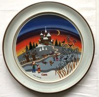 Wandteller - SMF, Barbara Fürstenhofer - Winterlandschaft