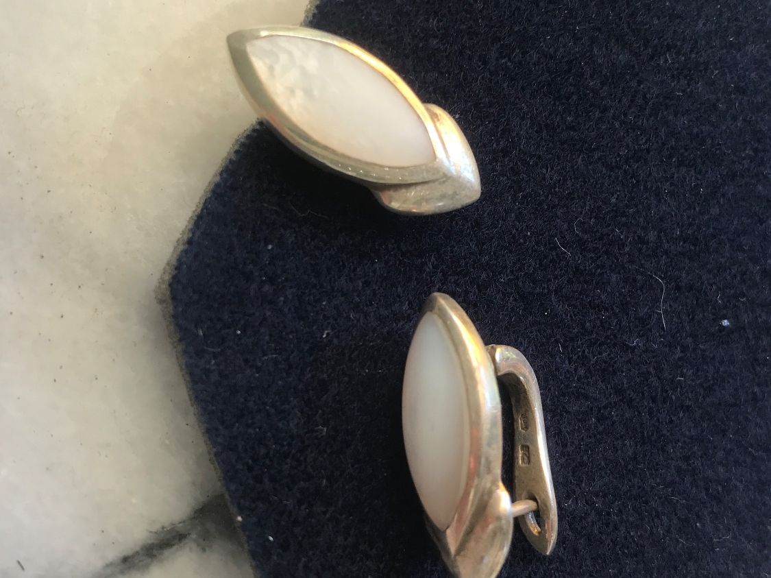 Ohrringe & -stecker: Silber  Ohrringe mit Perlmutt – Gebraucht aus Wettingen von Andres54 1