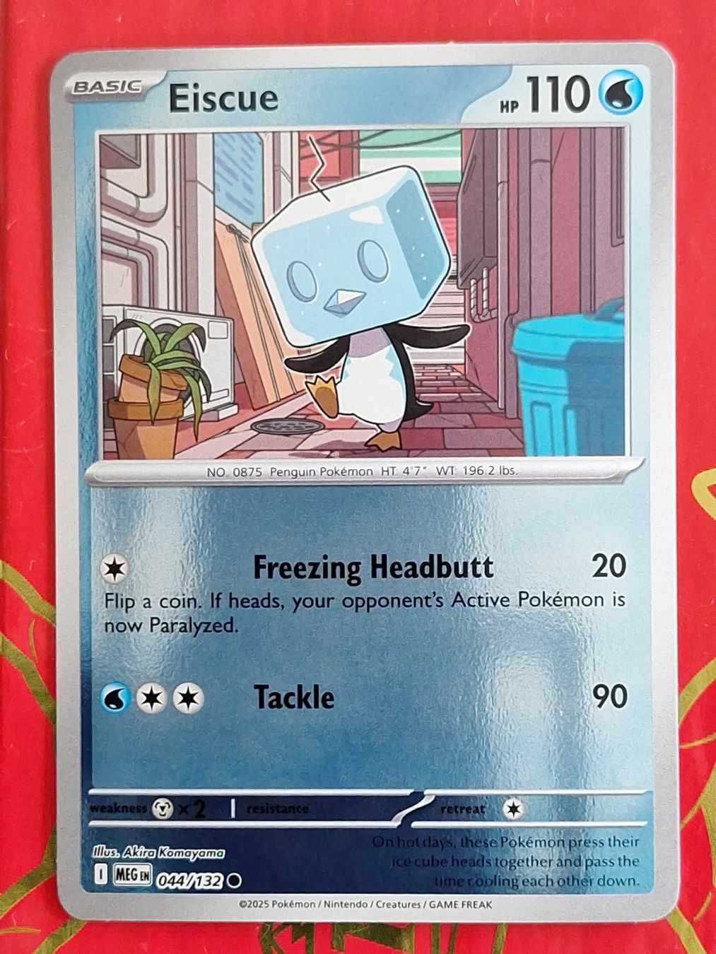 Pokémon Carte collezionabili: Eiscue - Reverse Holo Pokemon Mega Evolution – Usato da Altstätten SG venduto da GGsGameshop