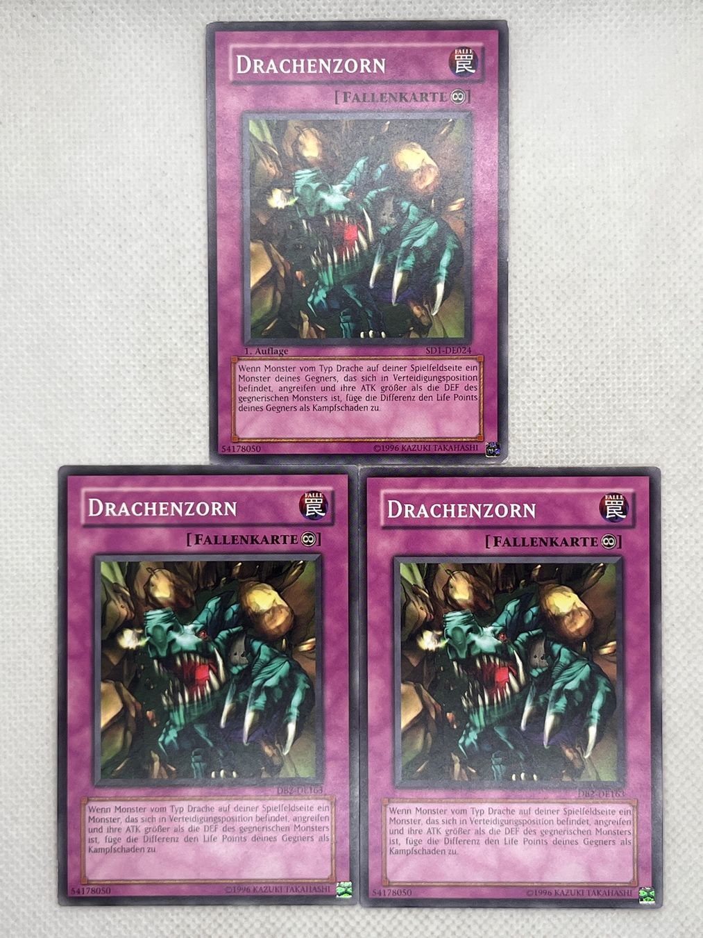 Yugioh Carte collezionabili: Yu-Gi-Oh Drachenzorn 3 Stück – Usato da Hinterkappelen venduto da Kim1992