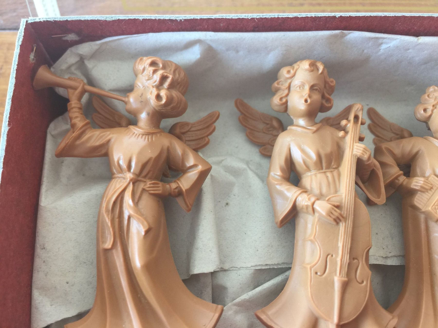 Statuette: 6 Vintage Engel – Usato da Kirchdorf venduto da Vintagewunder 3