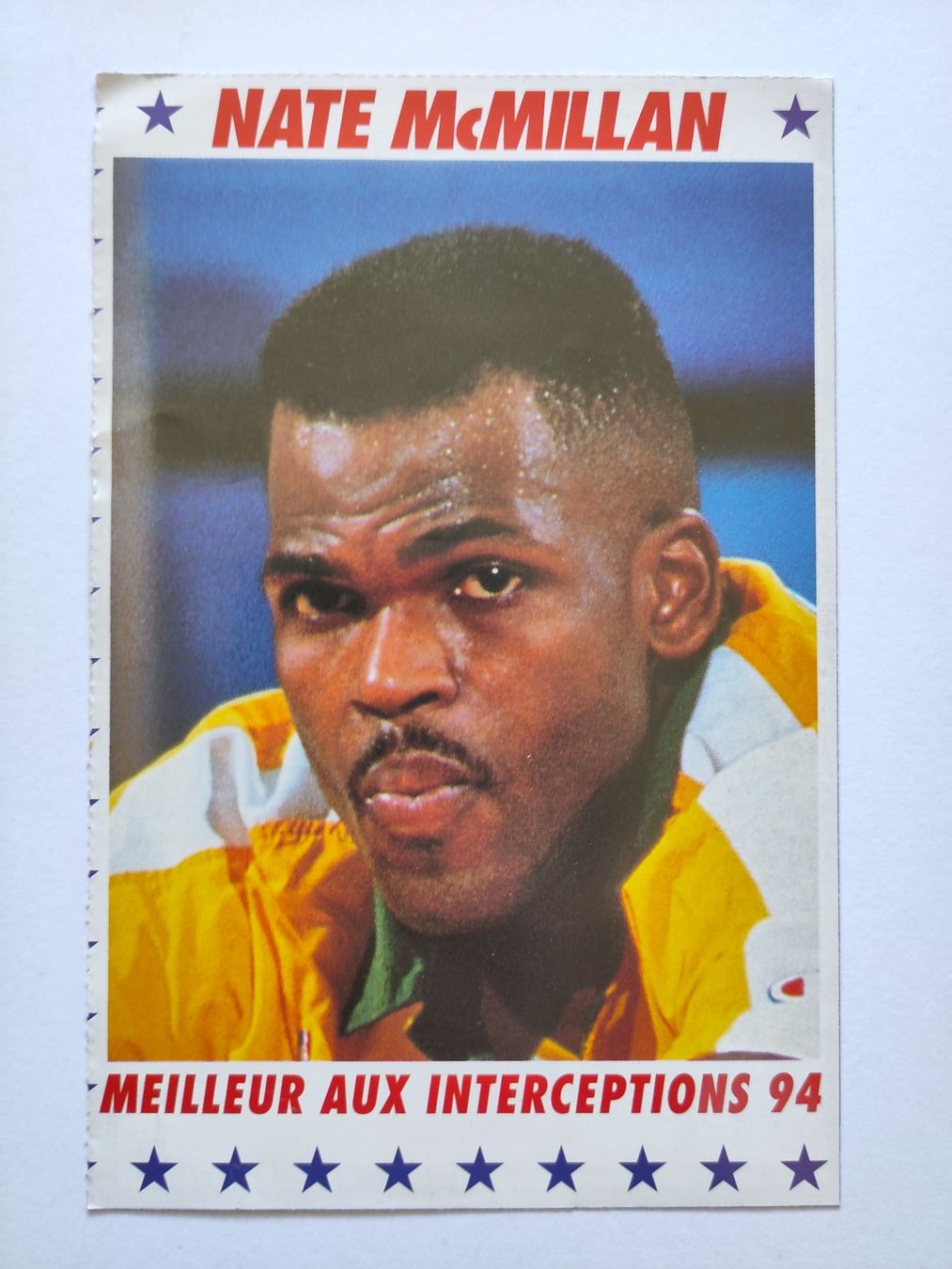 Sammelbilder & Trading cards: Fiche Nate McMillan - 5 majeur – Gebraucht aus Lausanne von the_p2w5