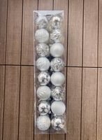 IKEA Weihnachtskugeln Silber 