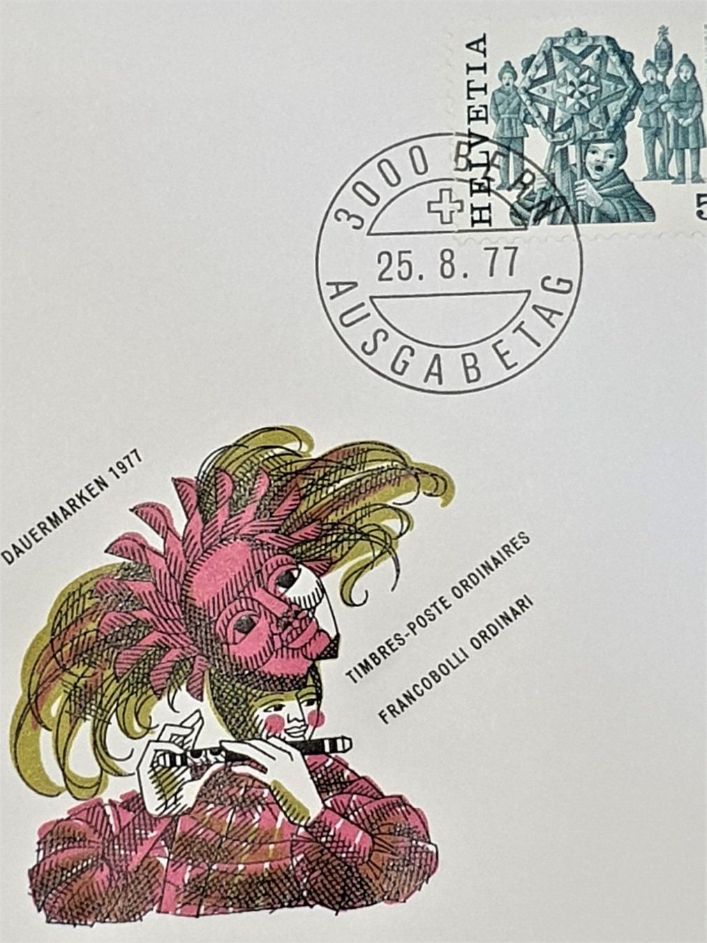 Tutti i francobolli: (149) 2ET-Kuvert von25.8.77 Volksbräuche – Usato da Schwarzhäusern venduto da Inot3 1