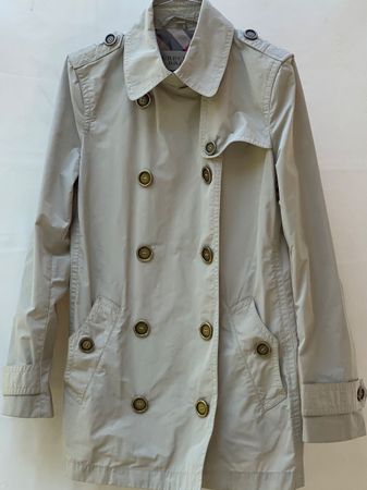 Damen-Regenjacke, Burberry Brit, Gr. 36, beige, gebraucht