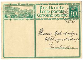 1930 Bildpostkarte Nr. 115y-014 Bild SIERRE, gest. Sarnen
