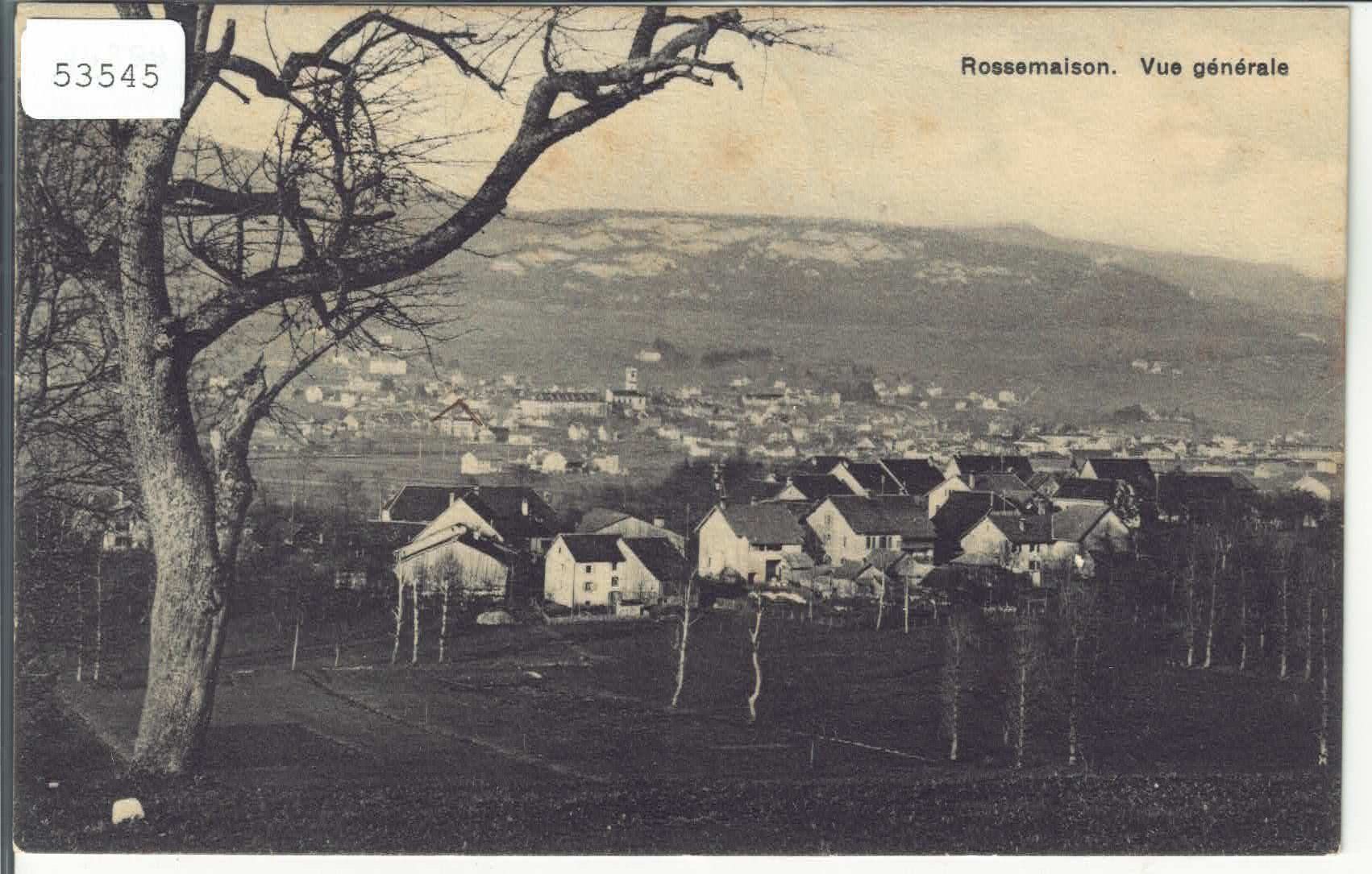 Ansichtskarten: Rossemaison - Vue generale – Gebraucht aus Ettingen von Kartenplanet