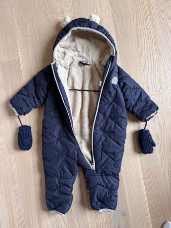Lupilu Baby Winter Overall Navy Blue Size 62/68