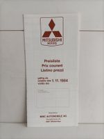 Tarif Preisliste Prix courants Listino prezzi Mitsubishi 84