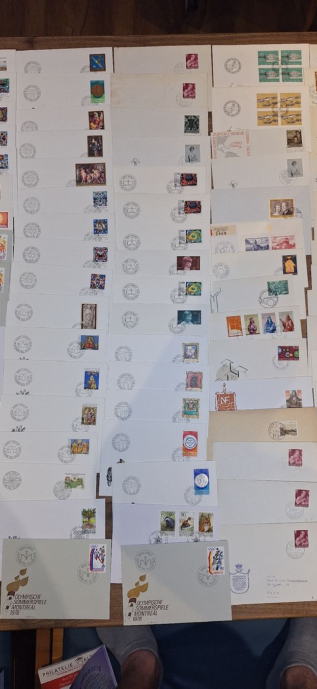 Alle Briefmarken: 500 FDC / Brief / Liechtenstein Lot 3 – Gebraucht aus Balgach von SIMEON27 8