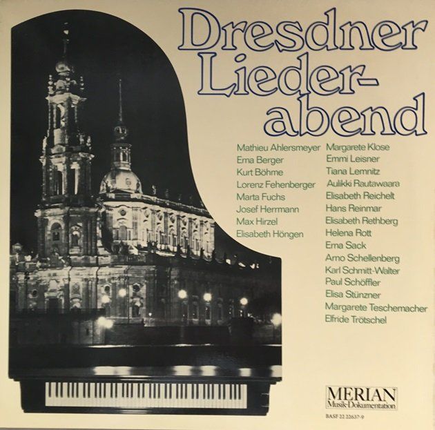 Dischi in vinile: Dresdner Liederabend (2 LPs) – Usato da Grüningen venduto da azulamarillo_vinyl