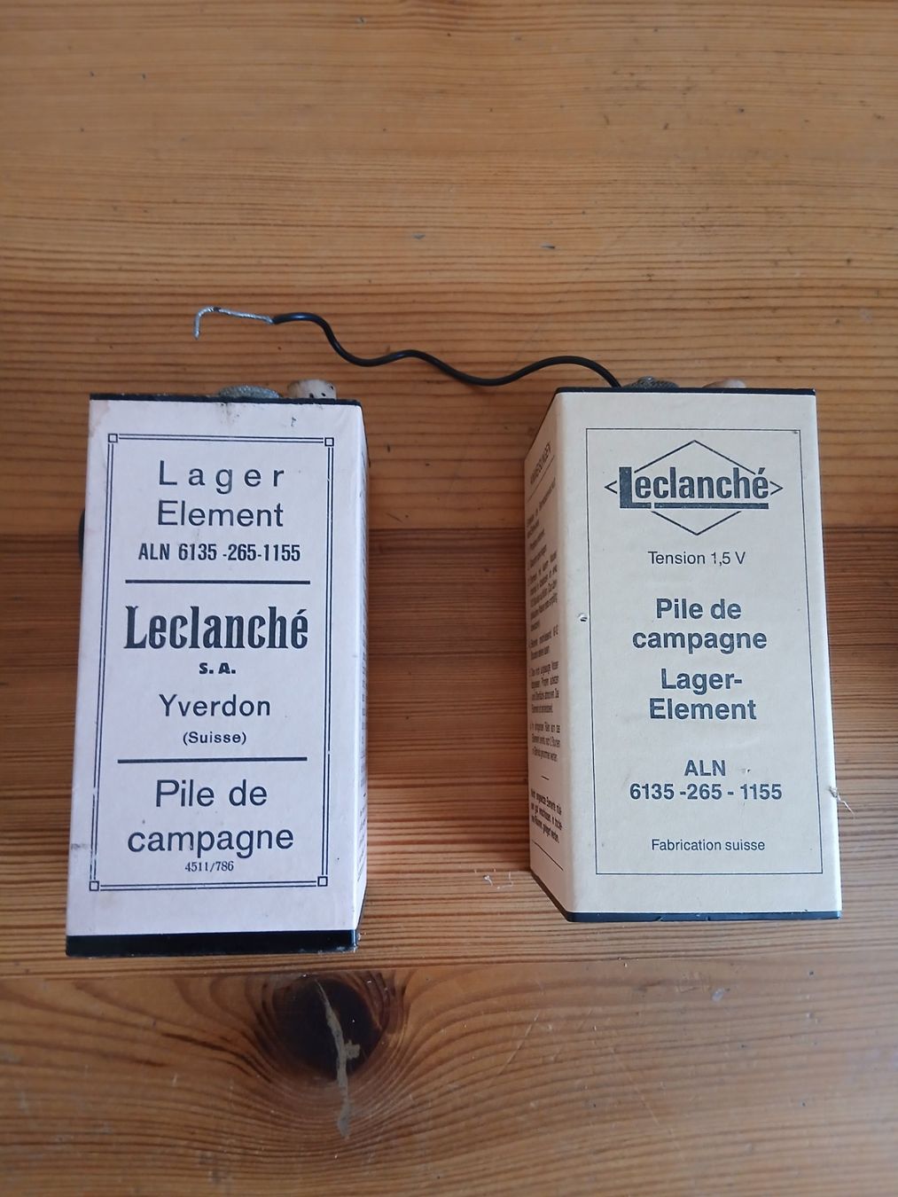 Misurare: Schiebewiderstand und 2 Leclanché Batterien alt – Usato da Oberentfelden venduto da Trinity1945 5