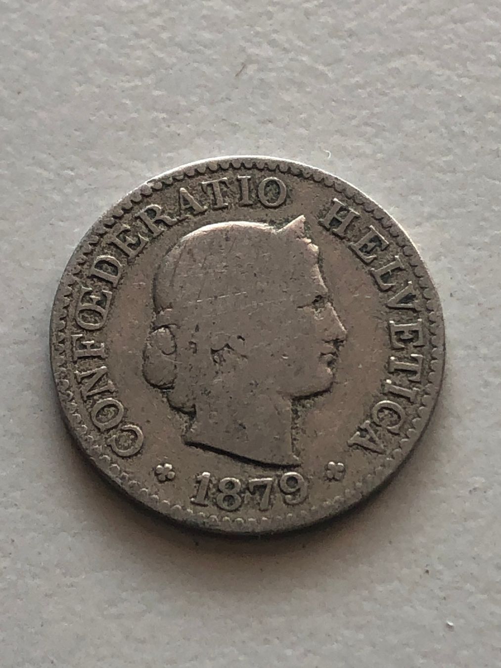 Tutti le monete: 5 Rp. 1879 – Usato da Schötz venduto da Odpa