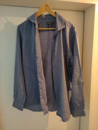Hemd blau - Grösse L Angelo Litrico Slim Fit