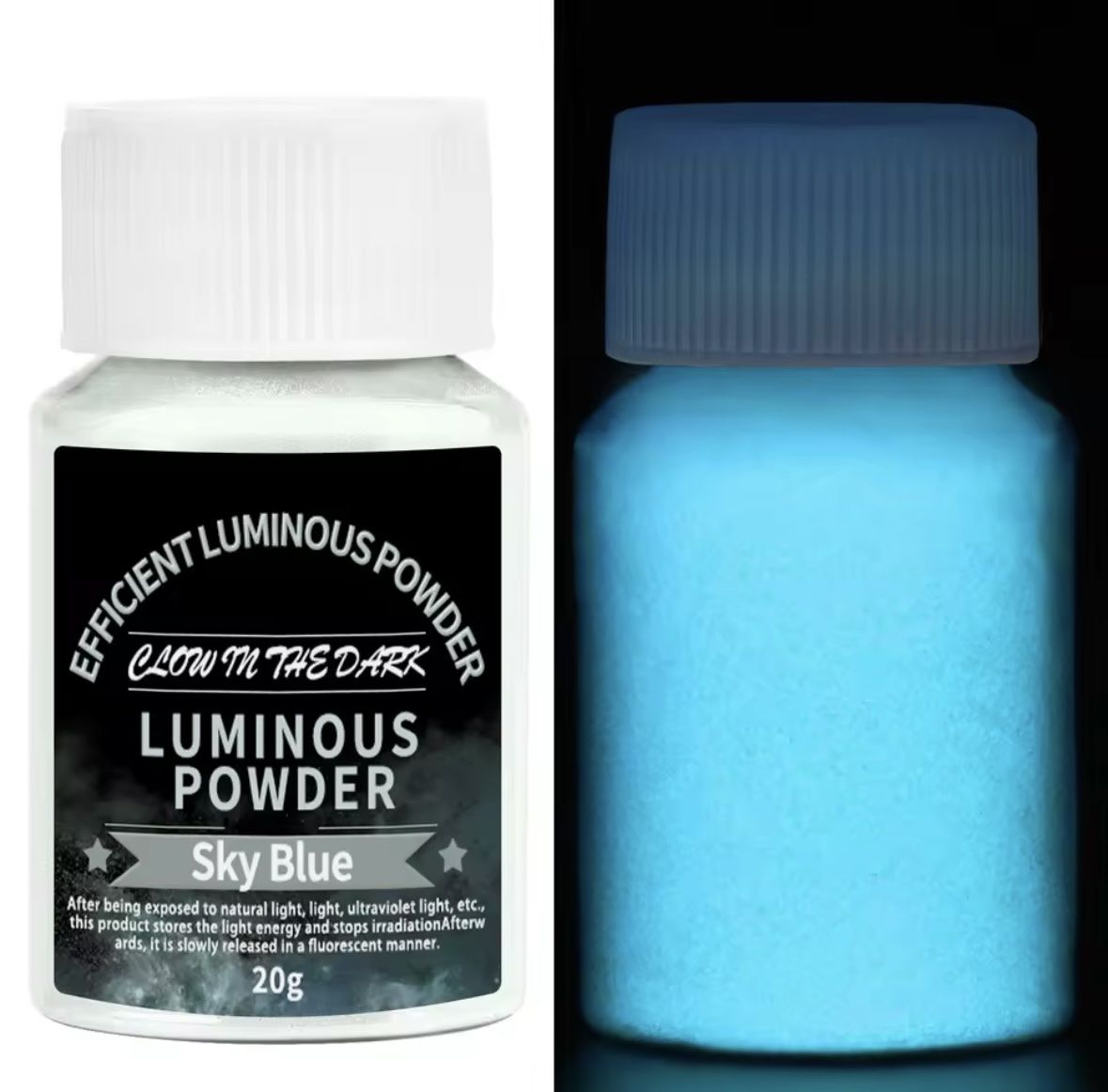 Kit bricolage: 20g Leuchtpigment - Sky Blue – Nuovo e nell'imballaggio originale da Luzern venduto da MusikElektronikShop