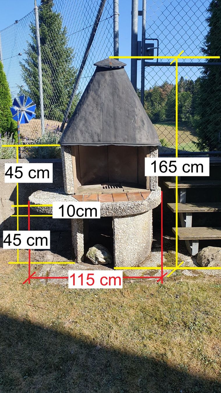 Griglie: Waschbeton Chemine /Grill – Usato da Walzenhausen venduto da Yukitwo