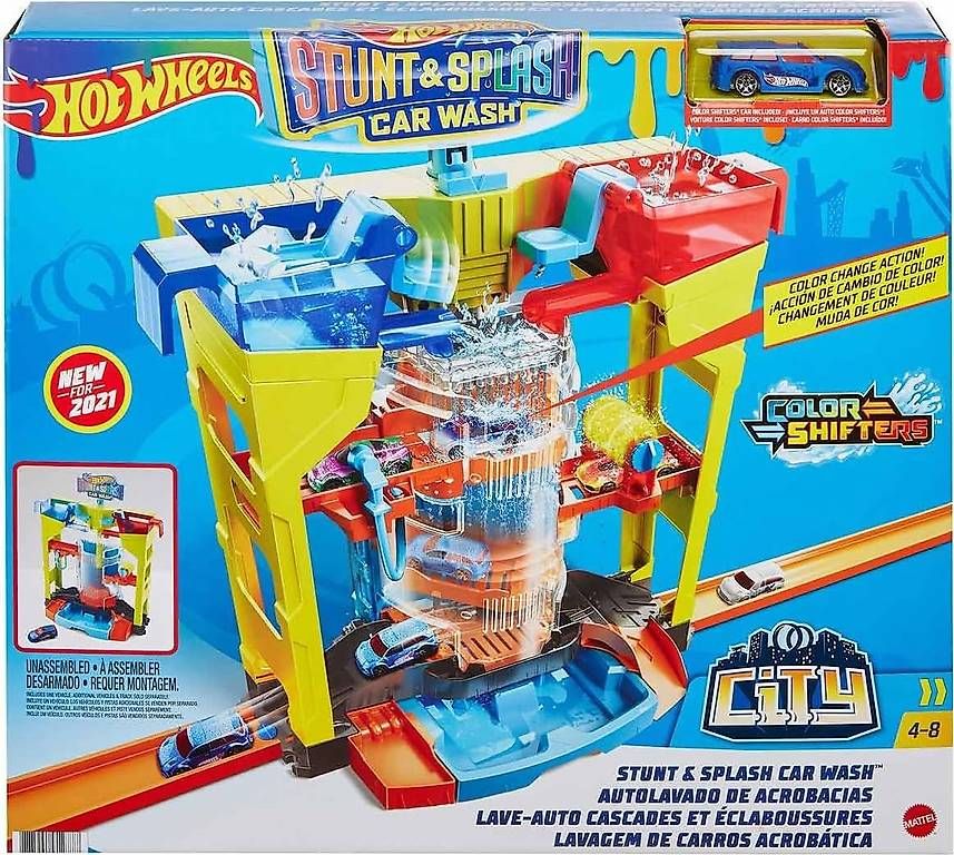 Hot Wheels Giocattoli: Hotwheels Stunt et Splatsh car wash – Usato da Villars-sur-Glâne venduto da Mark_988