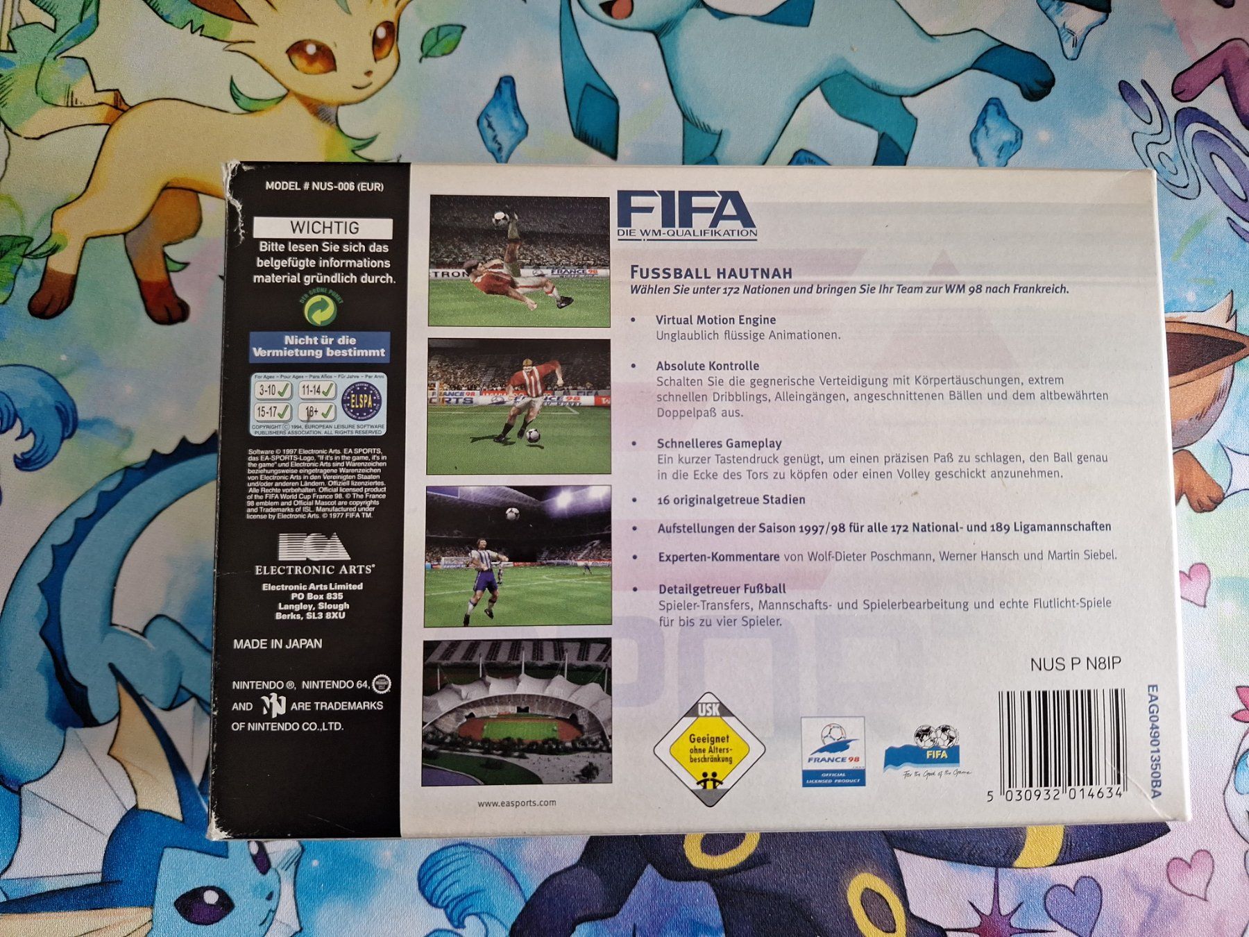 Spiele: Fifa 98 + Anleitung + OVP - N64 – Gebraucht aus Altstätten SG von GGsGameshop 5