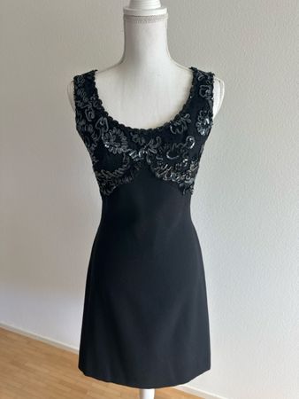 Vintage Cocktailkleid, Grösse ca. 34 schwarz