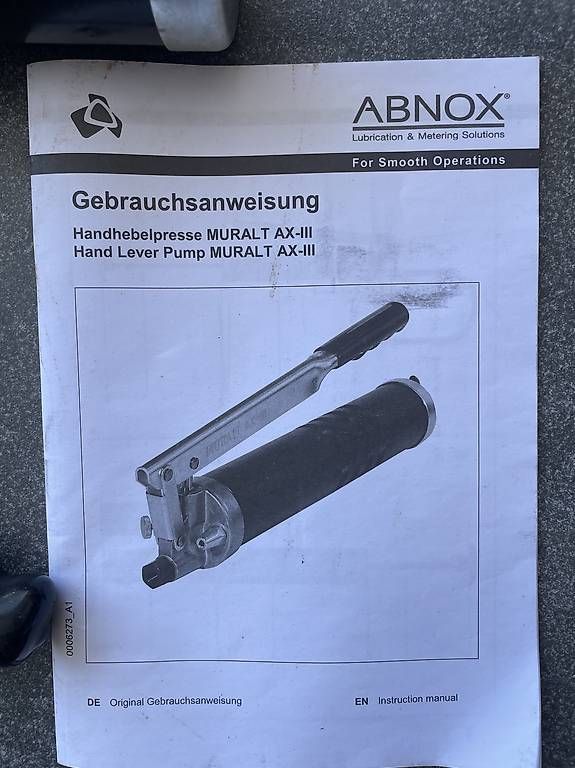 Tutti gli attrezzi: Handhebelpresse Fettpresse  – Usato da Stettfurt venduto da soeins 1
