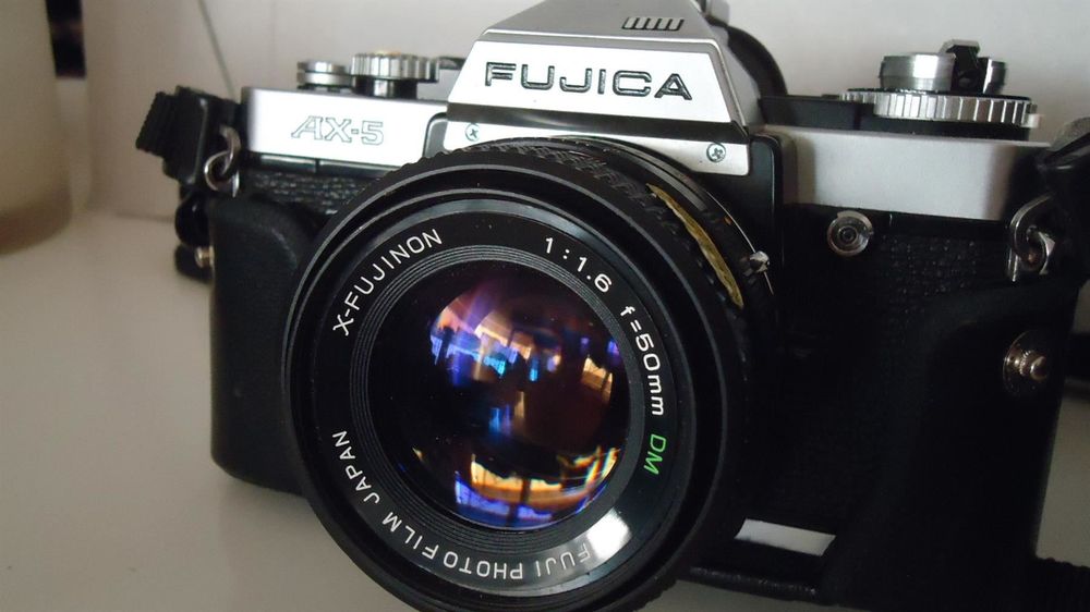 Appareil Photo Fujica AX-5 + Objectifs + Flash - 35 Mm - Occasion