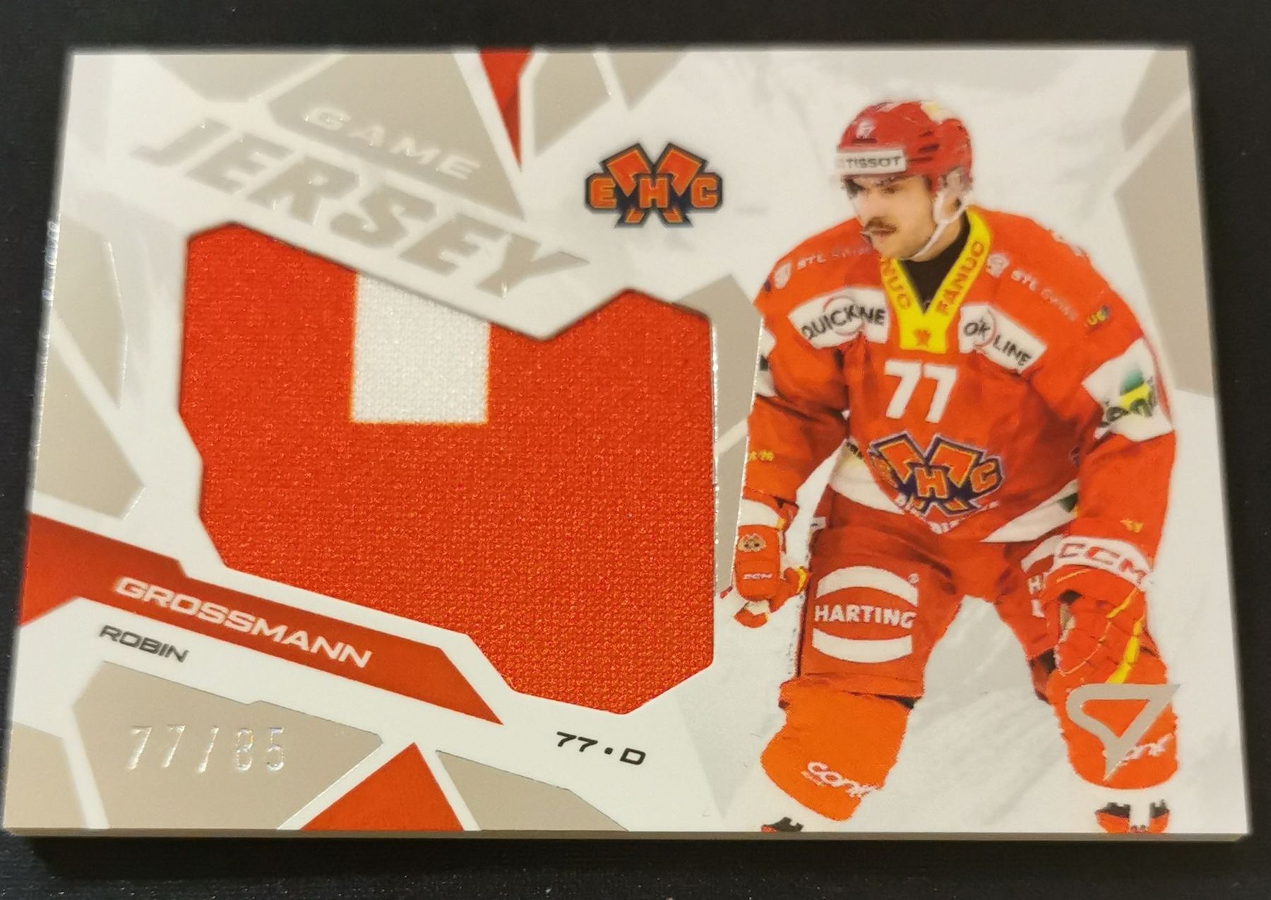 Sportzoo Carte collezionabili: EHCB Robin Grossmann Game Jersey 77/85 – Nuovo (secondo la descrizione) da Bürglen UR venduto da Snuffinski90