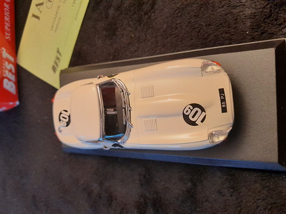Miniature Jaguar Type E Roadster 1/43 Best Model - Édition Limitée, Occasion