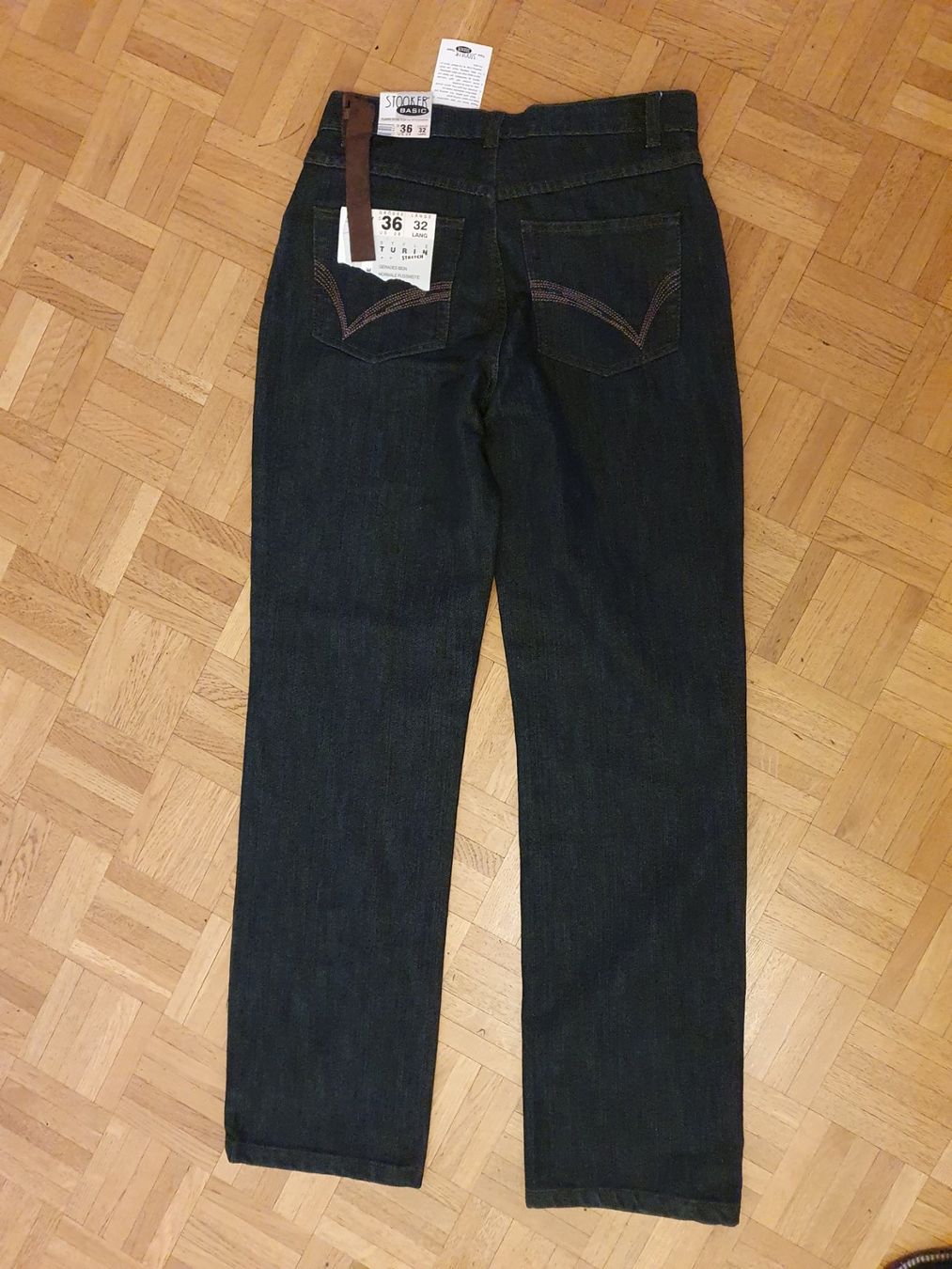 Jeans: Neue Stooker Basic Jeans, Dark Denim, nie getragen! – Neu und originalverpackt aus Genève von sve_kk28 3