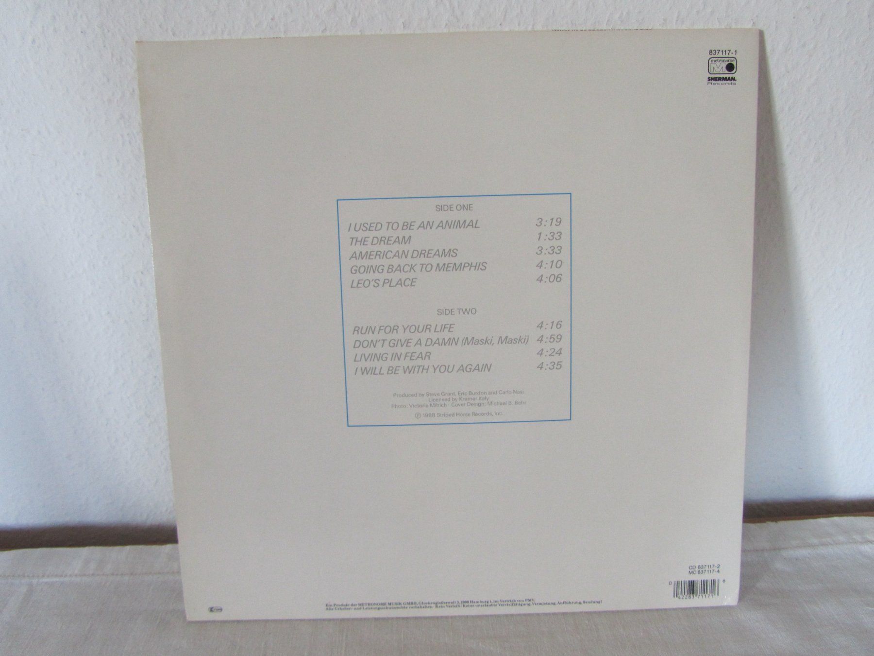 Schallplatten: ERIC BURDON:  I Used To Be An Animal – Gebraucht aus Seengen von mikelele 3