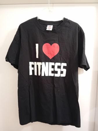 I❤FITNESS Herren T-Shirt Sport Training Bodybuilding M L NEU