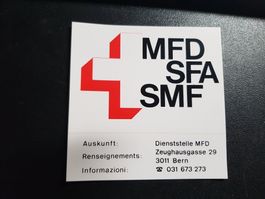 Abzieh Bild Aufkleber Schweizer Armee Militär