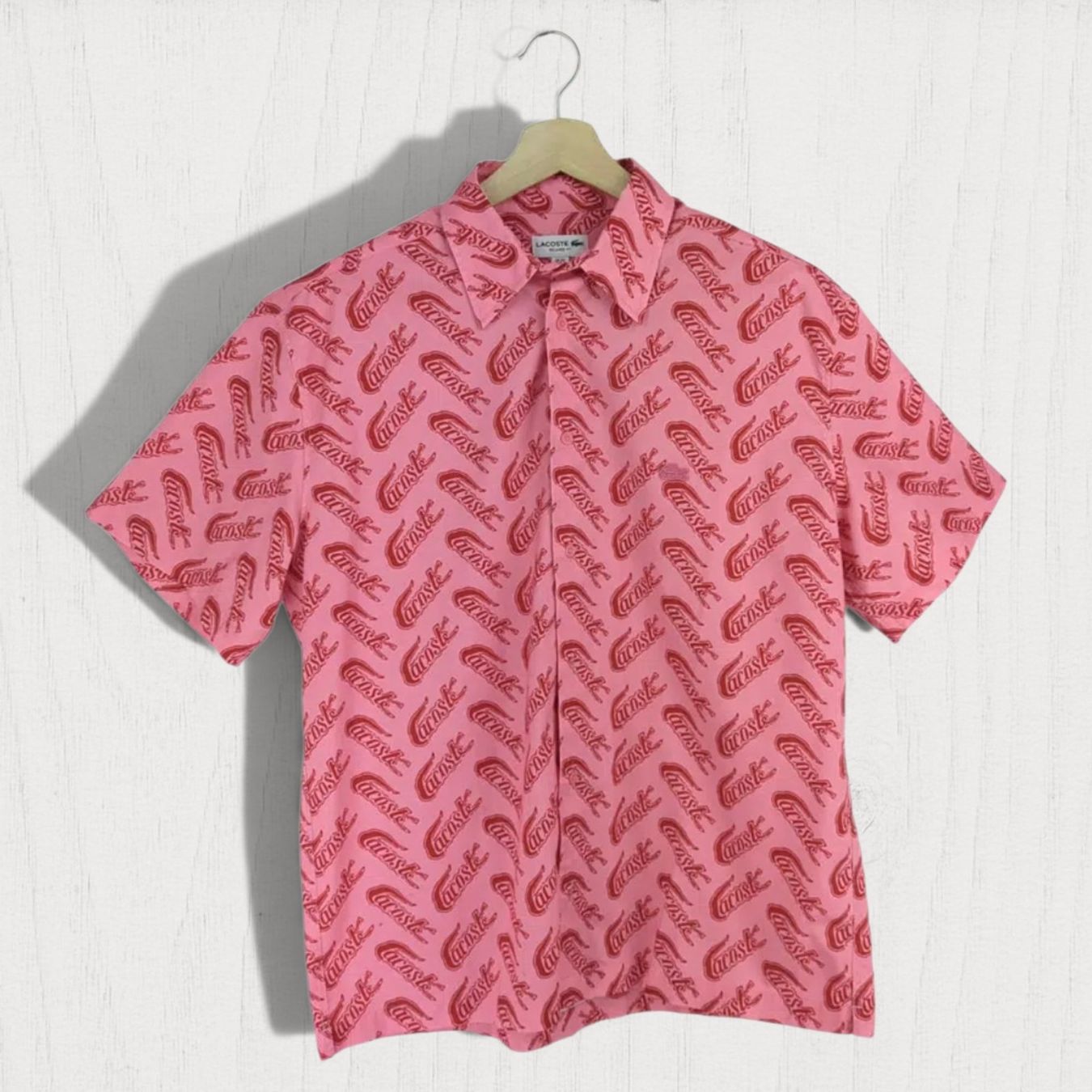 Lacoste Hemden: Lacoste Chemise rose M – Gebraucht aus Le Locle von Threads_CH