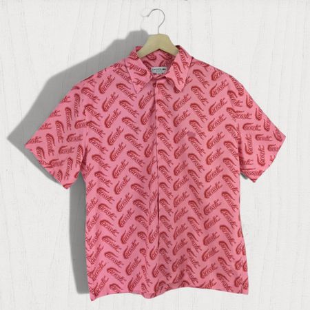 Lacoste Chemise rose M