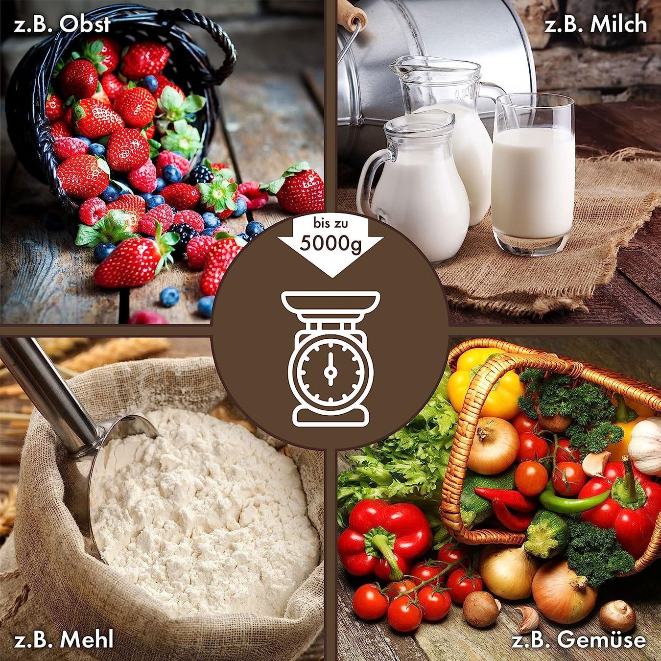 Bilance da cucina: Retro Küchenwaage ohne Strom gut Ablesbar – Nuovo e nell'imballaggio originale da Hundwil venduto da tec_mm27 3