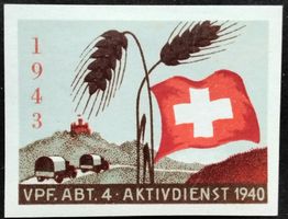 Soldatenmarken 2.WK, Verpflegungs Abt 4, Aufd ges, Wi Vpf 50
